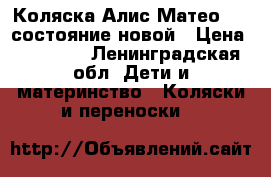 Коляска Алис Матео 2/1 состояние новой › Цена ­ 10 000 - Ленинградская обл. Дети и материнство » Коляски и переноски   